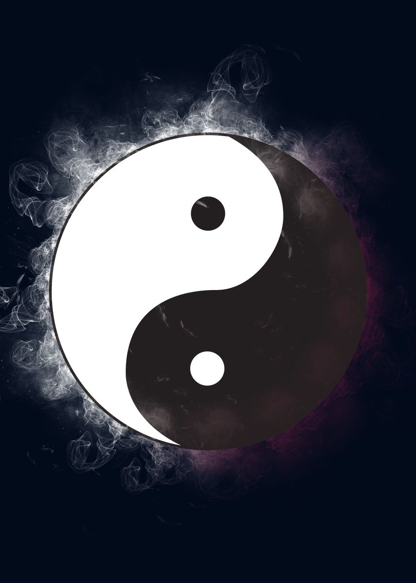 kung fu logo yin yang ' Poster by The Bright Art