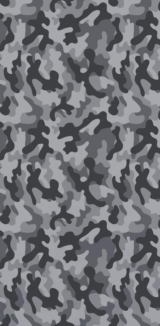 Gray Camouflage wallpaper