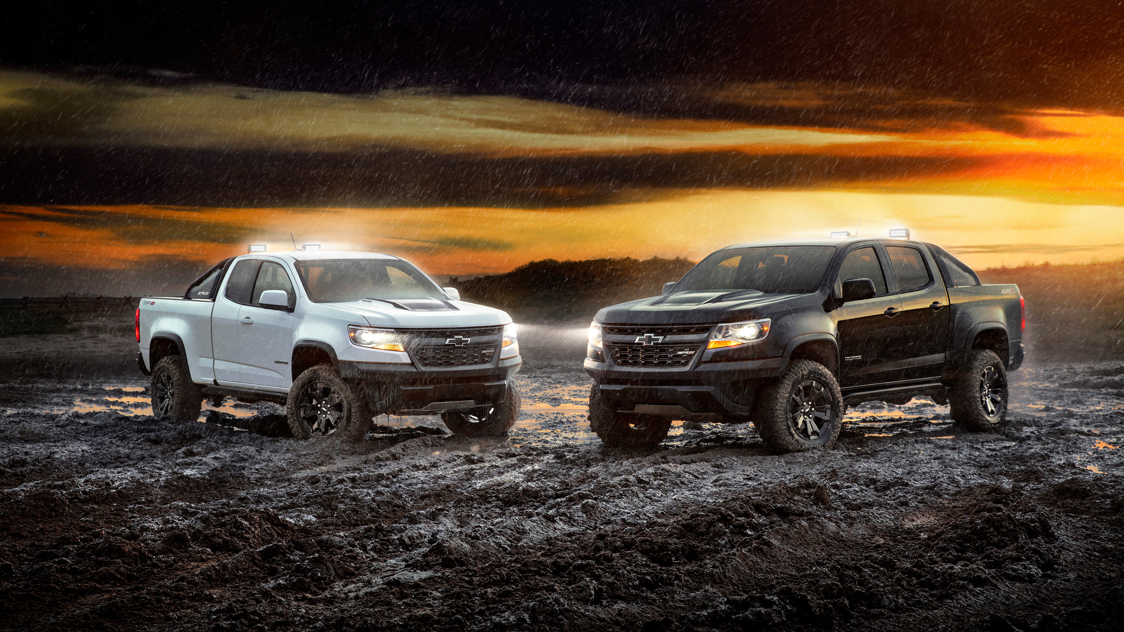 Chevrolet Colorado ZR2 Crew Cab 4K Wallpaper. HD Car Wallpaper