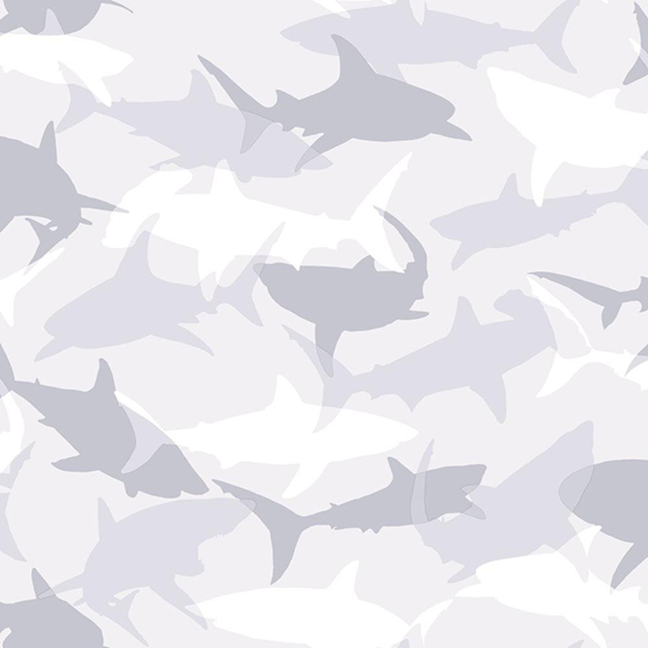 St. James / York Brothers & Sisters IV BT2725 Shark Camo Wallpaper, Grey White Savvy Decorator