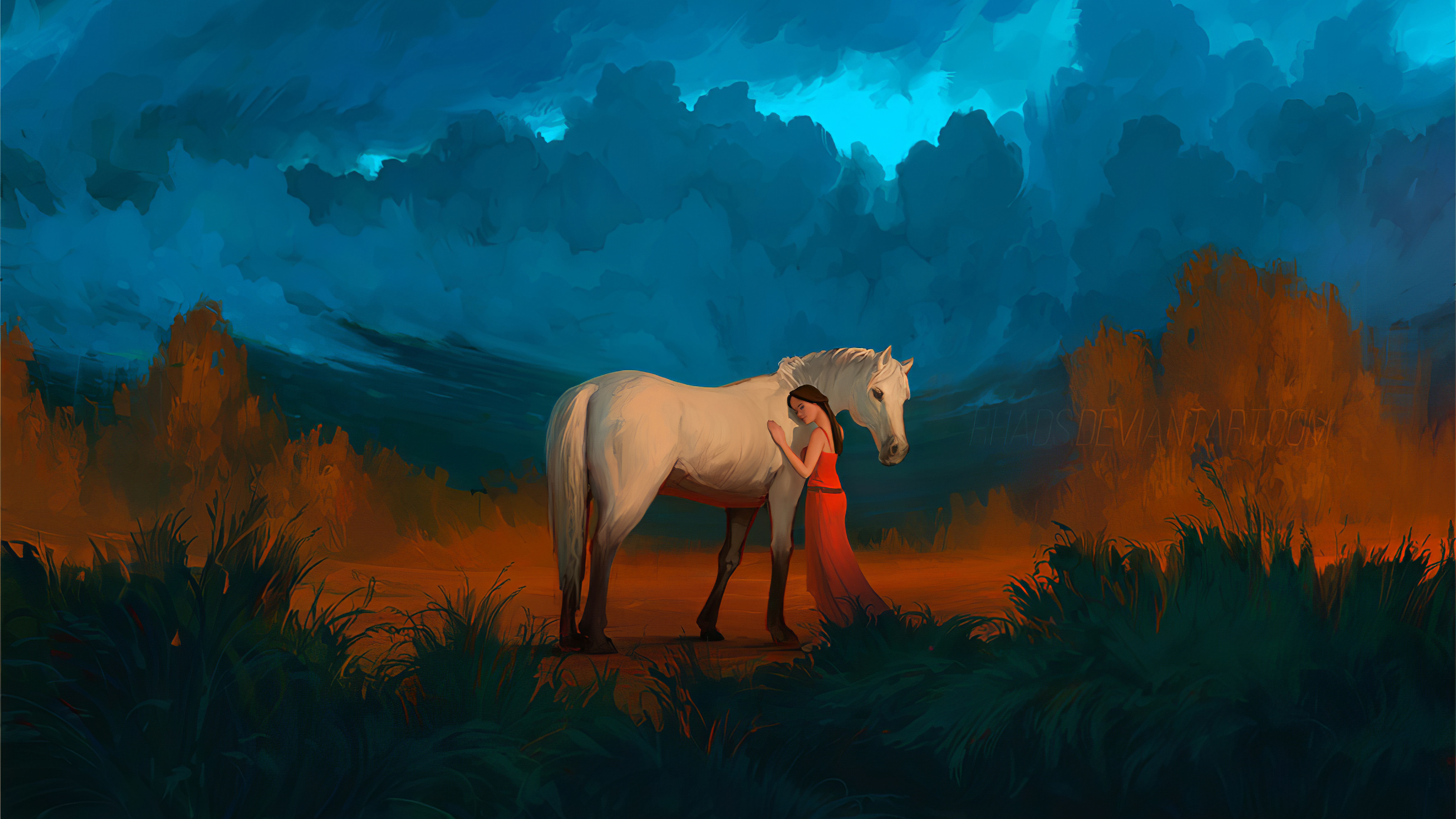 My Horse Friend, iPhone, Desktop HD Background / Wallpaper (1080p, 4k) (png / jpg) (2021)