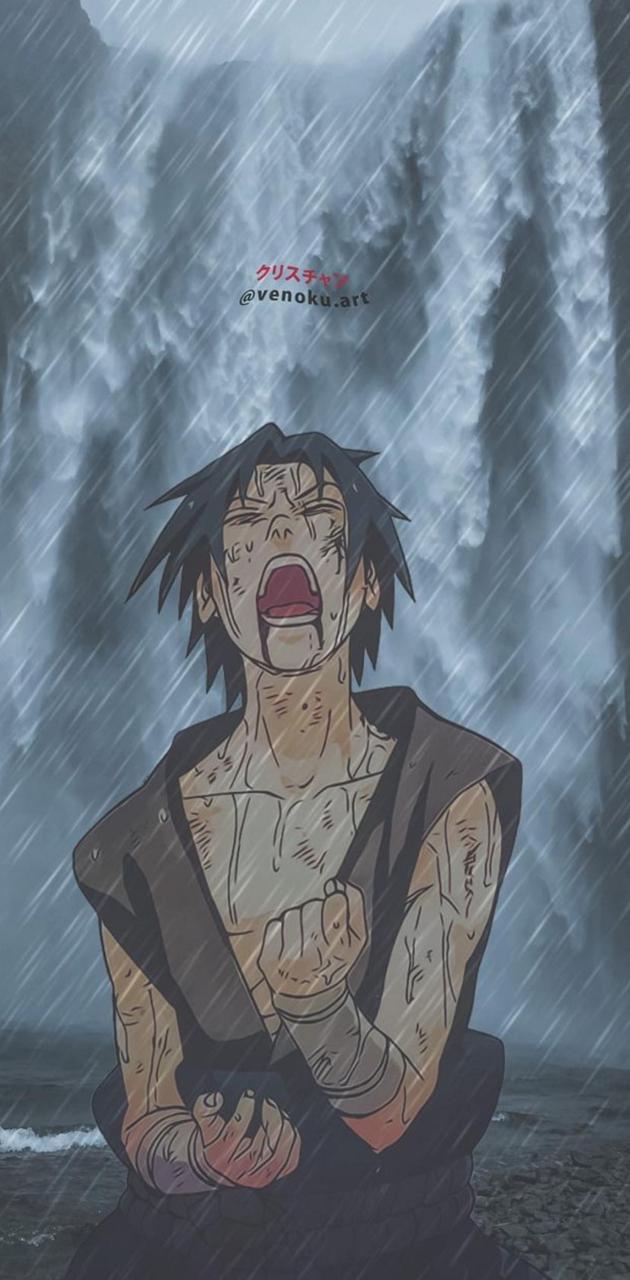 Crying sasuke wallpaper