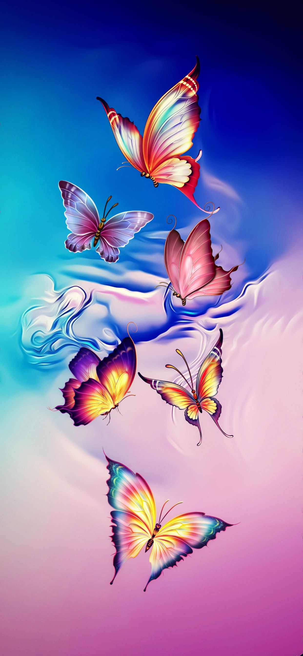 Butterflies. Butterfly wallpaper background, Beautiful butterflies art, Flower background wallpaper