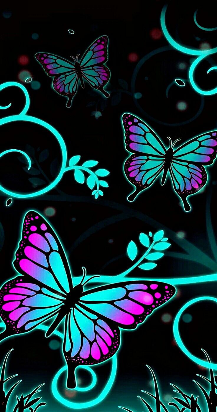 AquaCrystal. Blue butterfly wallpaper, Cellphone wallpaper background, Butterfly wallpaper