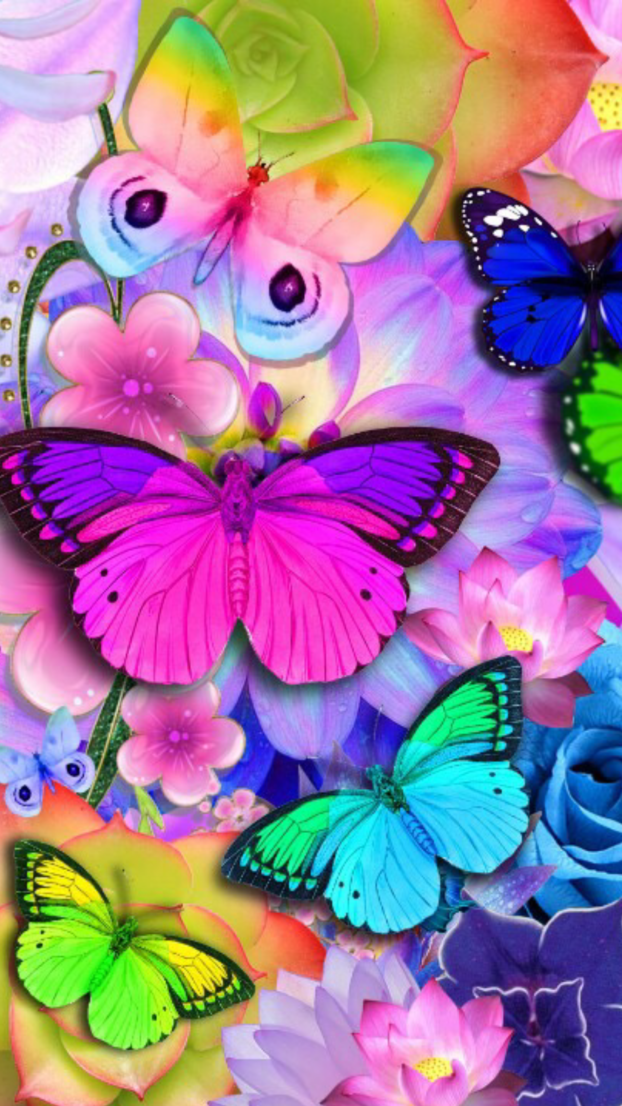 Pink Butterfly Artist Unknown