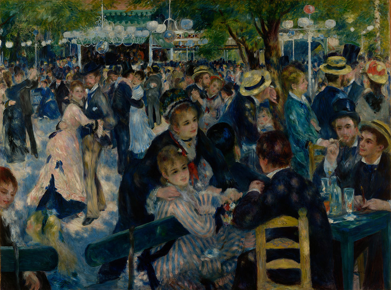 Auguste Renoir at Le Moulin de la Galette Art