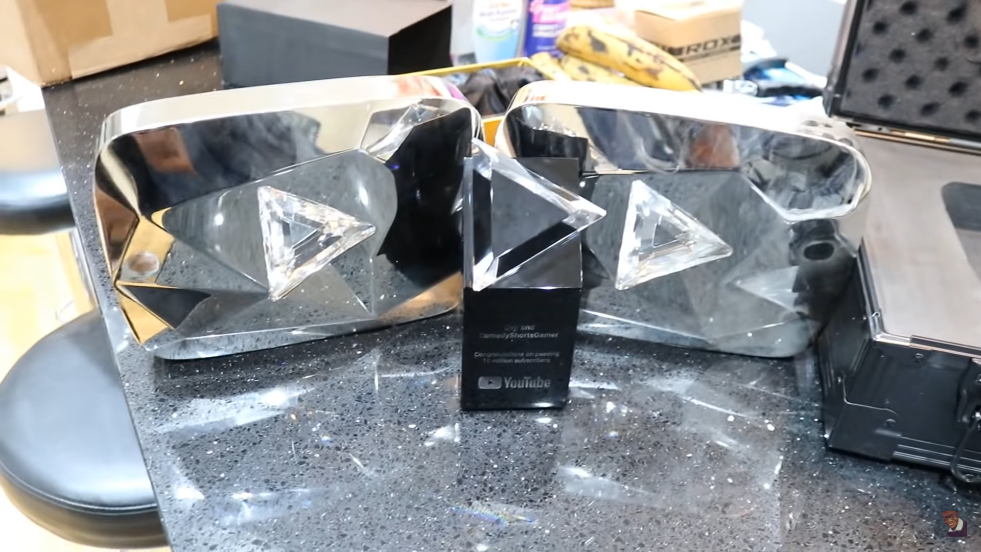 Deji got 2 Diamond Play Buttons and a Special Reward with one channel, are you mad Jack he's coming for you