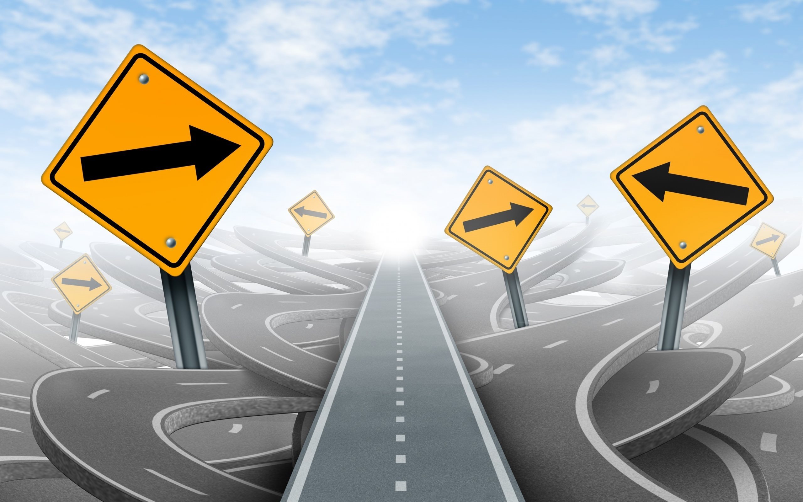 Roads, Crossroads, Choice Of The Way, Choice Of Road