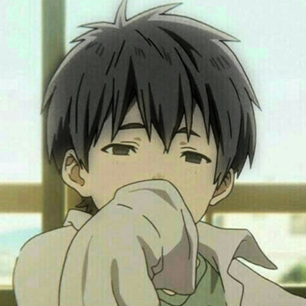 Kazuki Shimada, icon ( Koe no Katachi ). Black hair version. アニメ, アニメ 男性