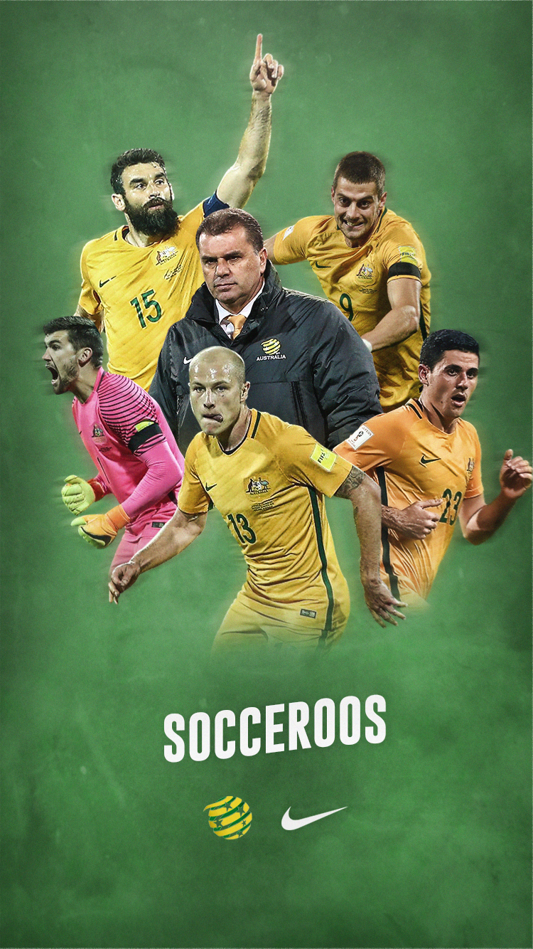 Socceroos iPhone Wallpaper