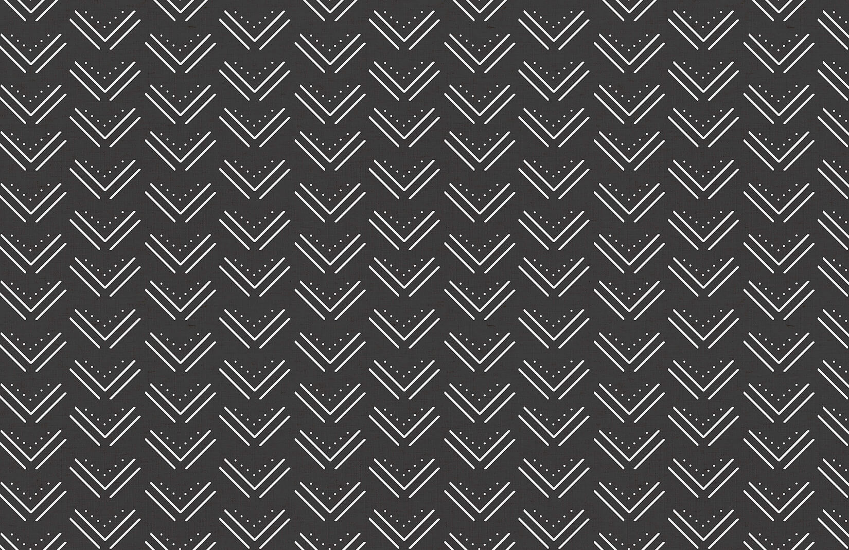 Black & White Arrow Tribal Wallpaper Mural