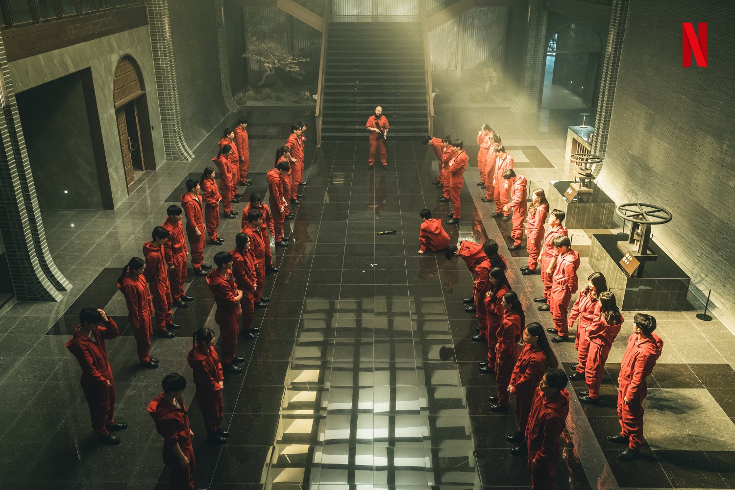 Photo First Still Added for the Upcoming Korean Drama 'Money Heist: Korea Economic Area' HanCinema