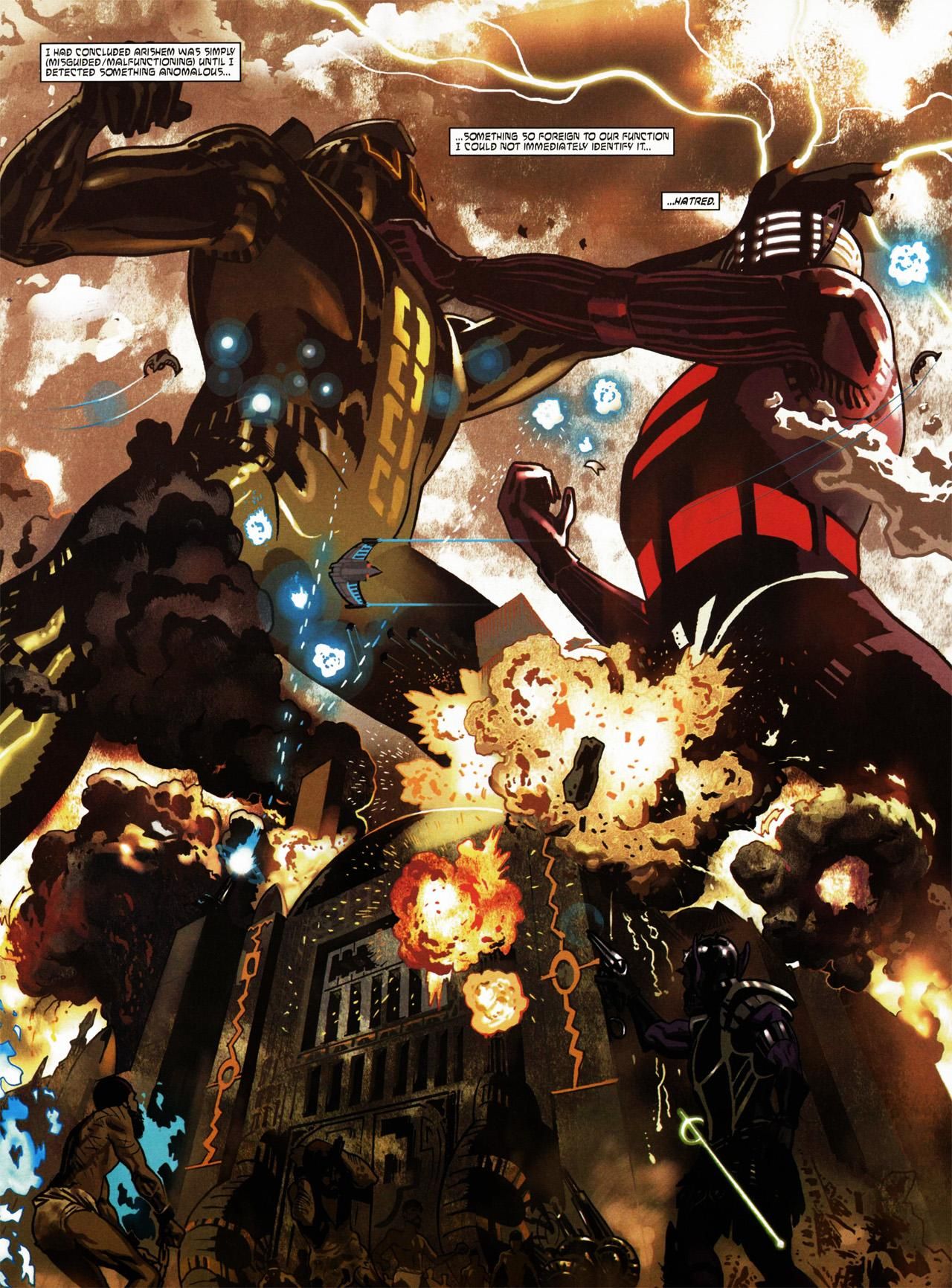 Tiamut rebels against Arishem. Comics universe, Marvel, Dragon ball super manga