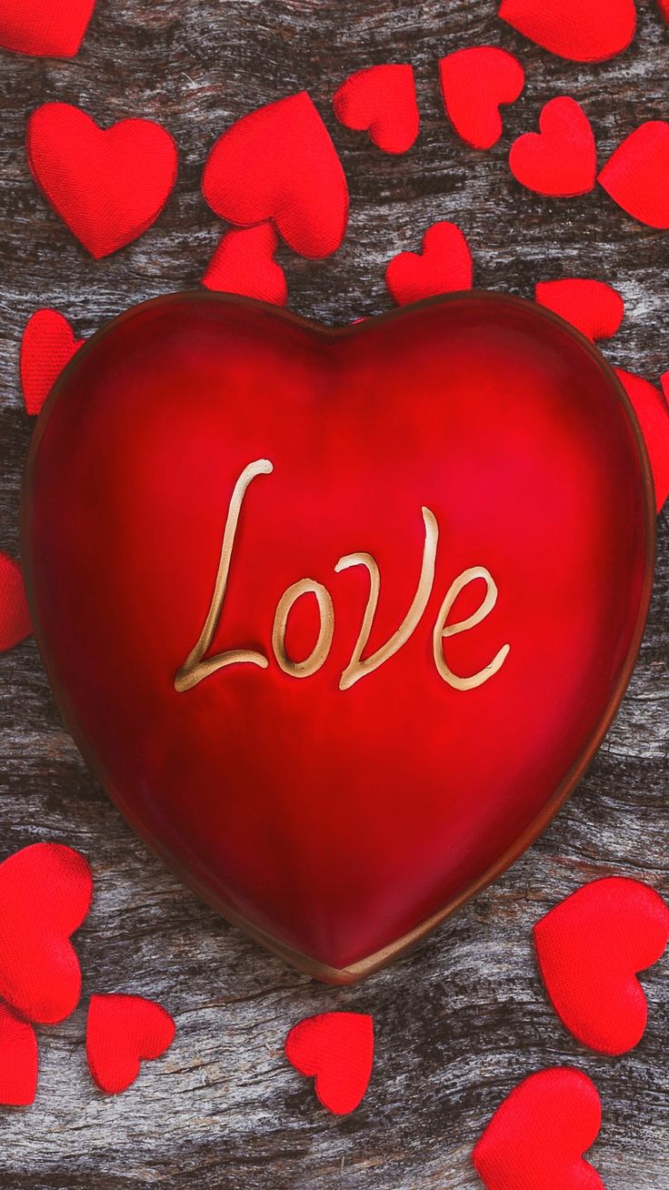 Valentines Day Love Wallpaper 1080X1920. Valentines wallpaper, Painted hearts, Love wallpaper