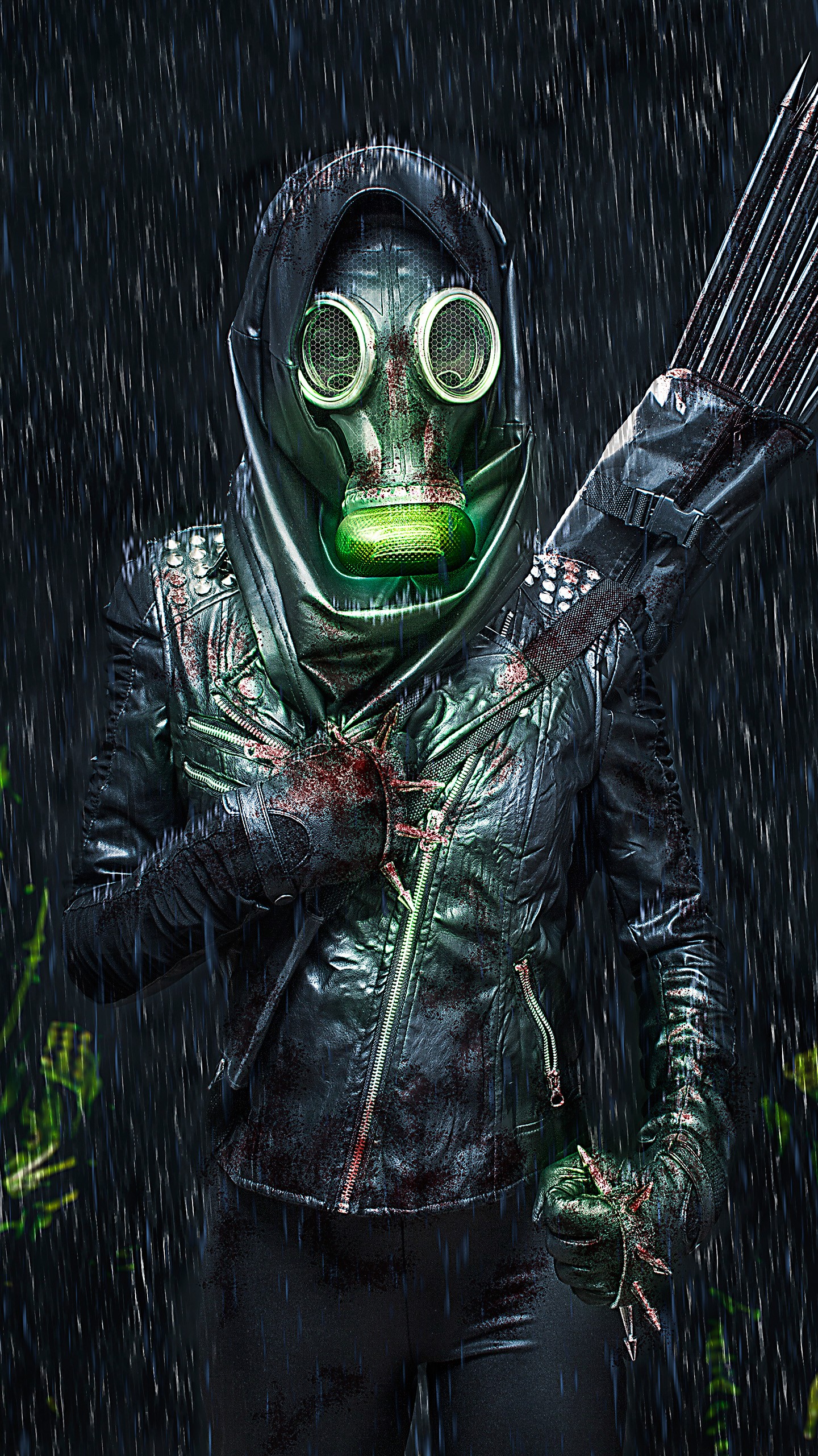 Toxic Gas Mask 5K Wallpaper. HD
