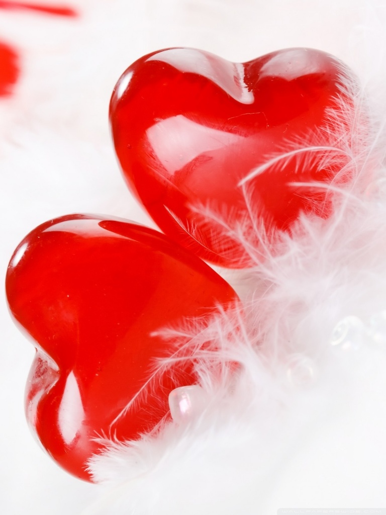 Two Hearts Together Ultra HD Desktop Background Wallpaper for 4K UHD TV, Tablet