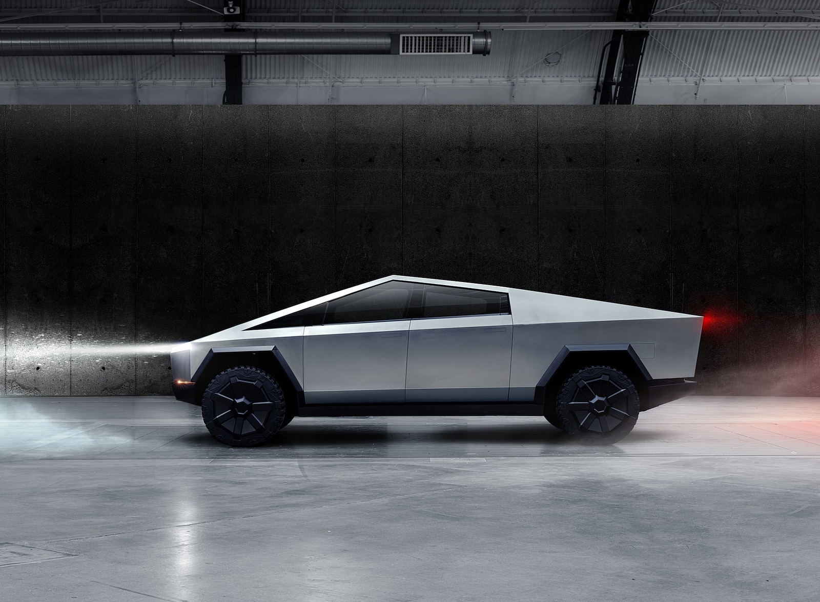 2022 Tesla Cybertruck Side Wallpaper