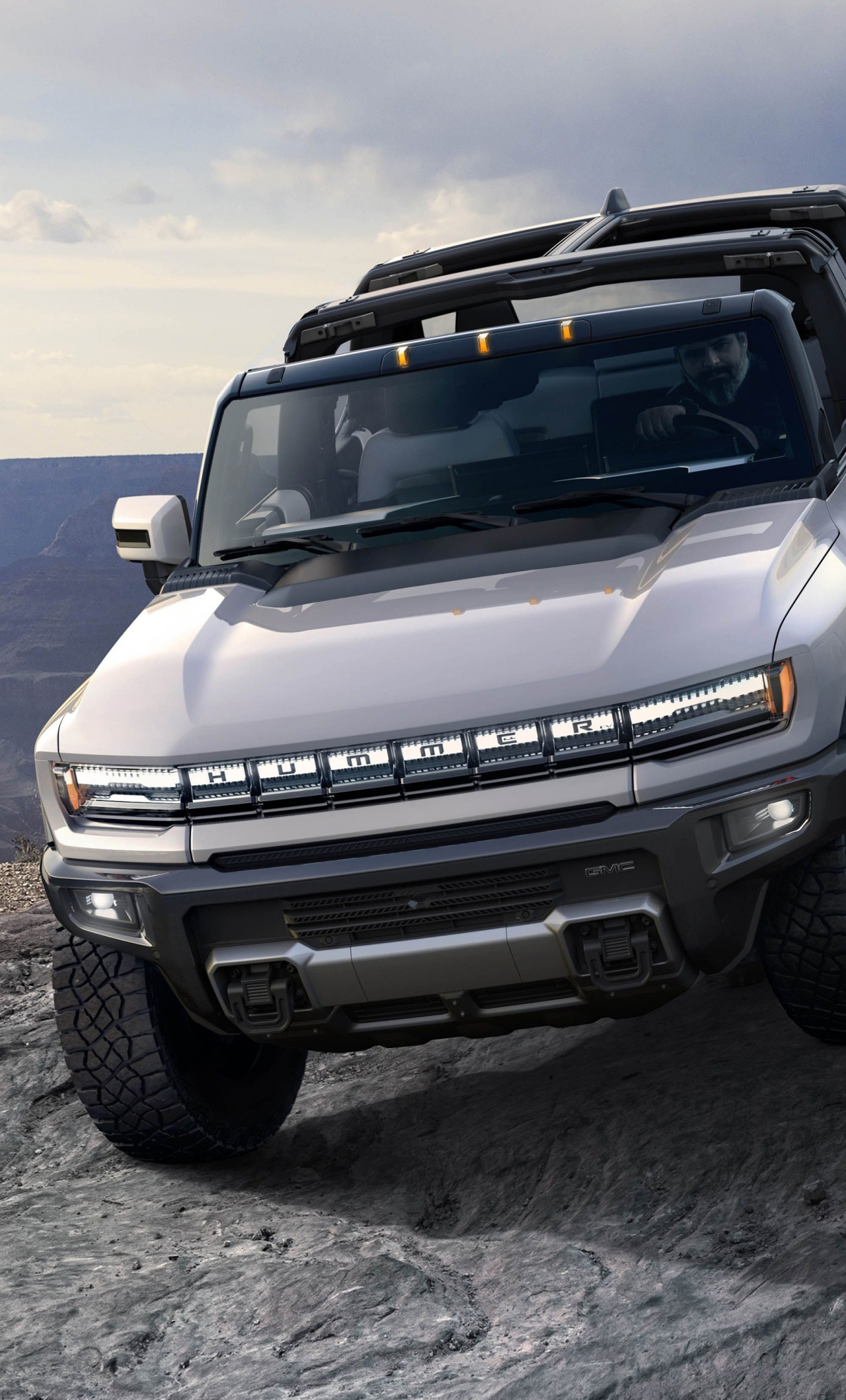 Download 2022 gmc hummer ev car 1280x2120 wallpaper, iphone 6 plus, 1280x2120 HD image, background, 26419