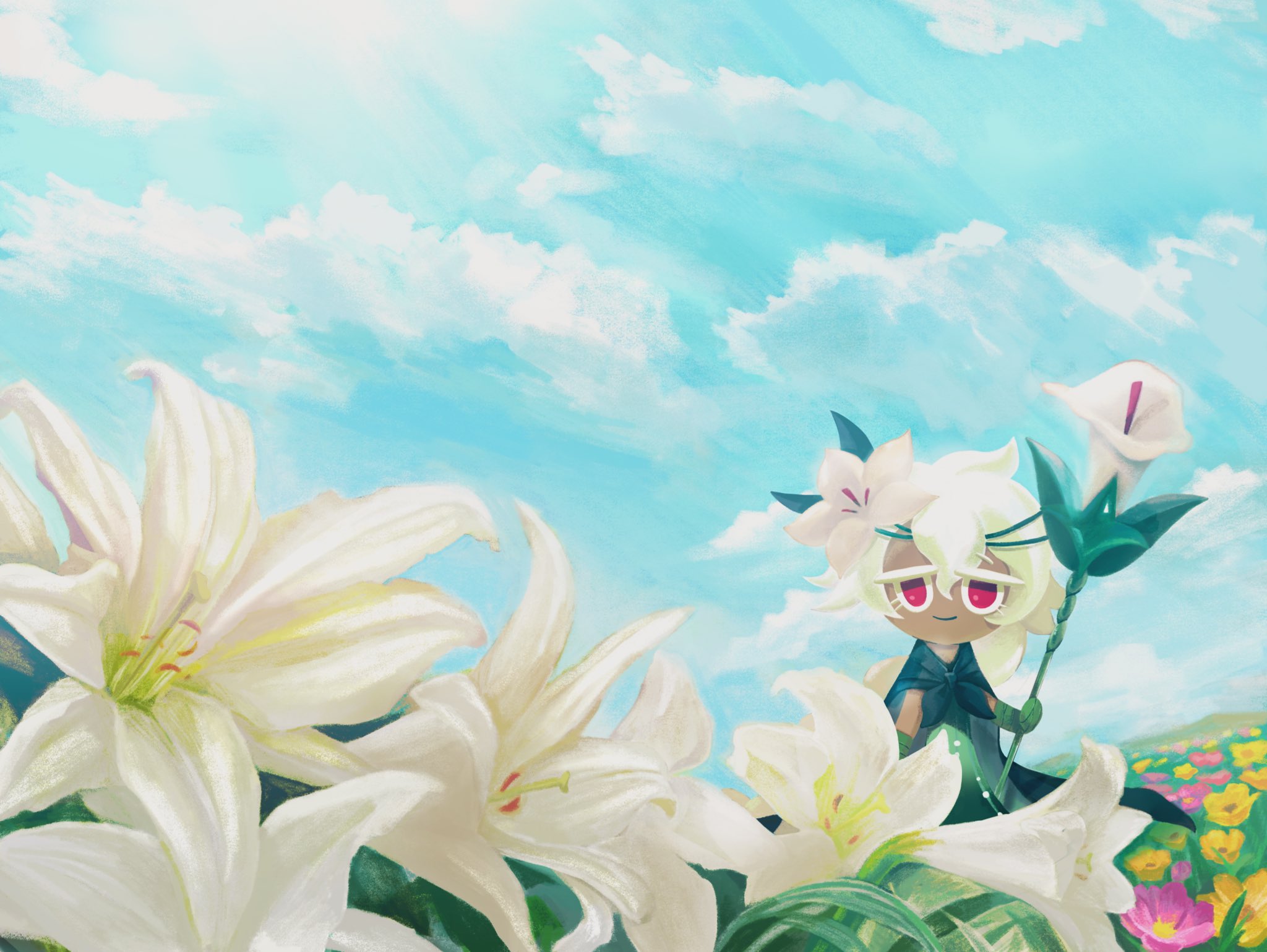 White Lily Cookie Run: Kingdom Anime Image Board
