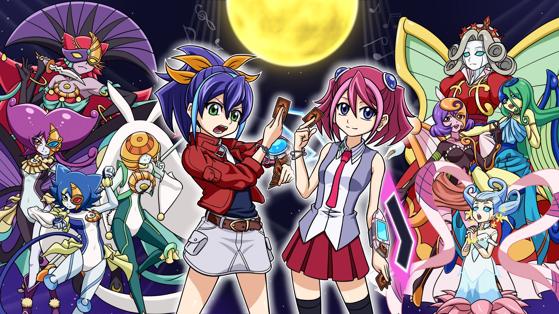 Wallpaper Yu Gi Oh, Game Girls 1920x1080 Full HD 2K Picture, Image