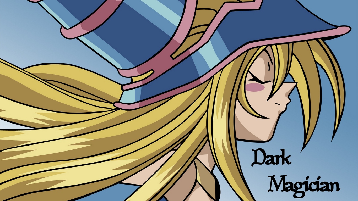 Wallpaper Yu Gi Oh, Dark Magician, Girl, Blonde, Profile Ghi Oh Background