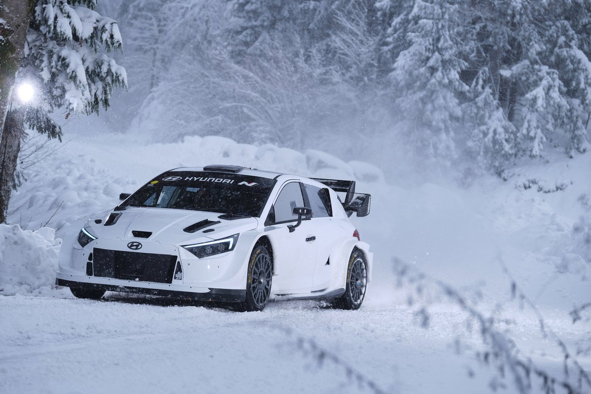 Hyundai's New Look 2022 WRC Car Breaks Cover