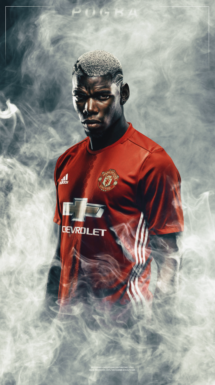 Paul Pogba HD Wallpaper & Background Image. Manchester united logo, Manchester united team, Manchester united players
