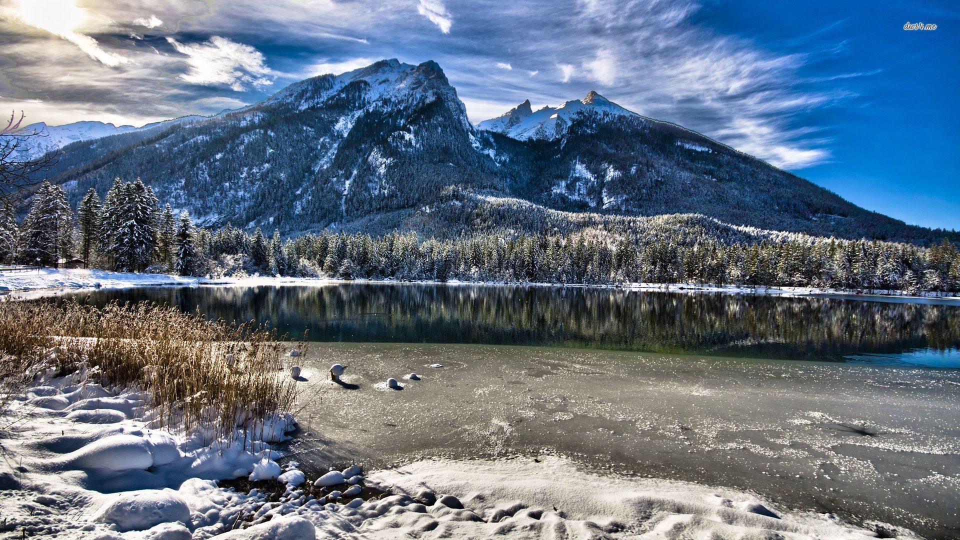 Winter Mountain Wallpaper