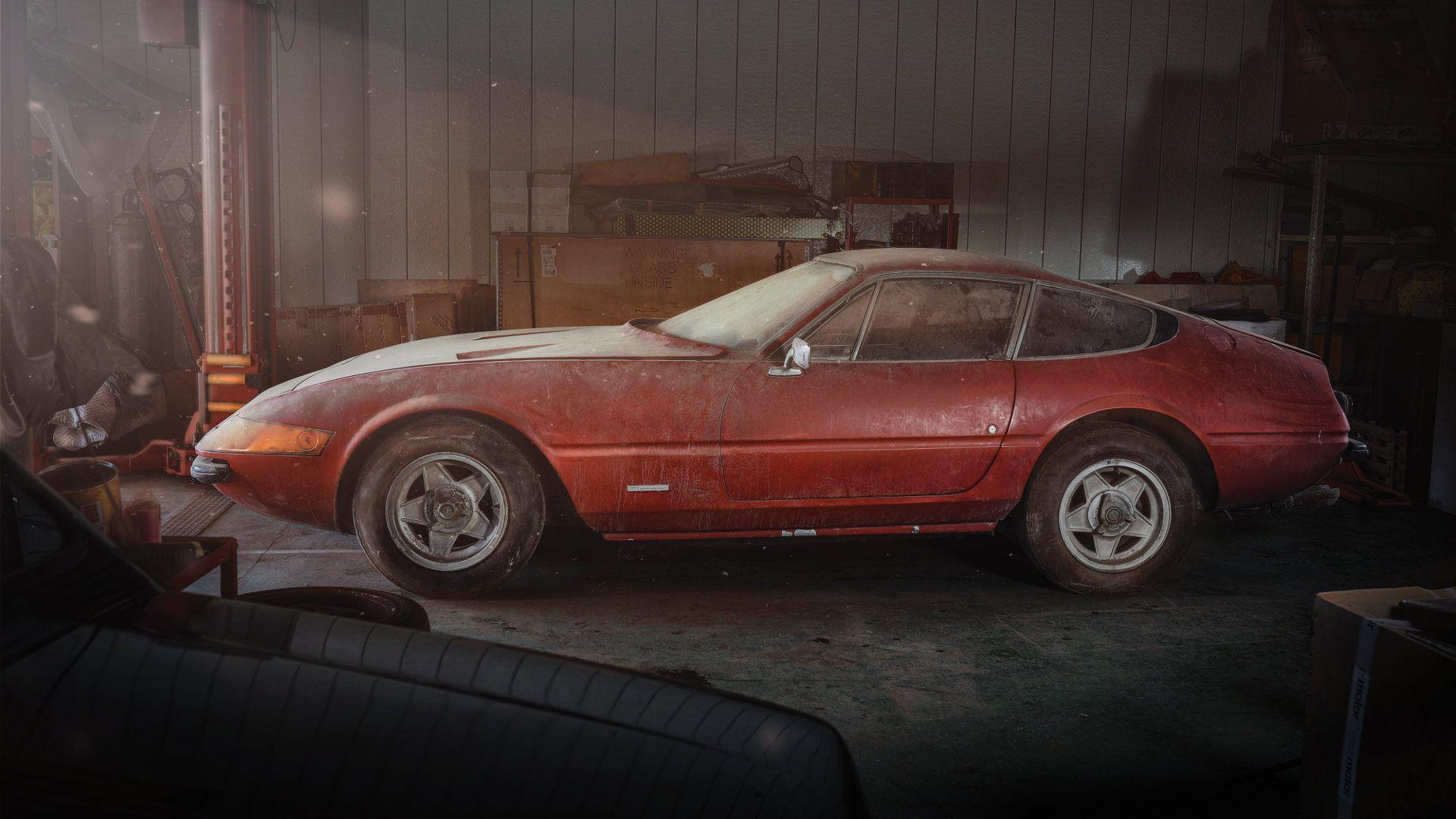 Ferrari Daytona 'Alloy' Barn Find Brings $2.1M At Auction [UPDATE]