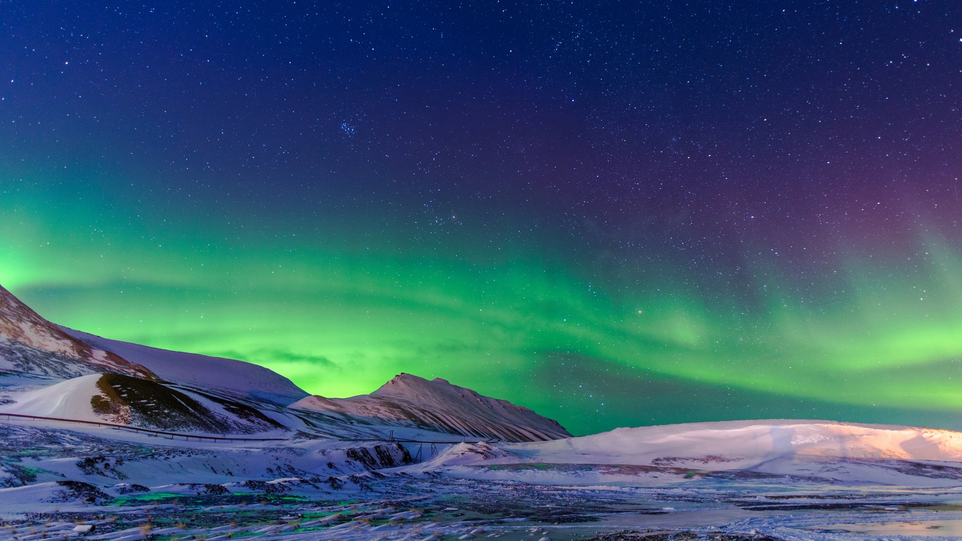 Northern Lights, Aurora Borealis, Winter, Norway, 4k Free deskk wallpaper, Ultra HD