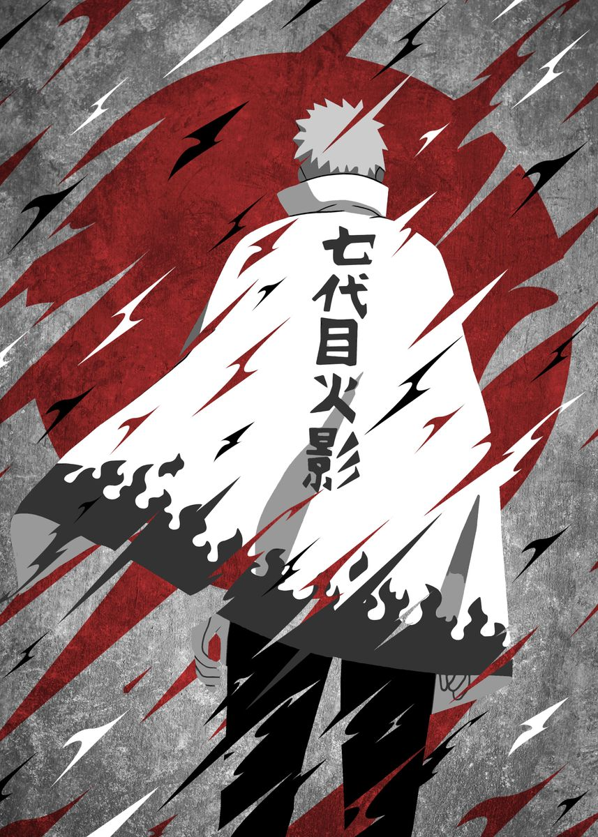 Uzumaki Naruto ' Poster by Qreative. Displate. Naruto uzumaki hokage, Anime akatsuki, Anime wallpaper