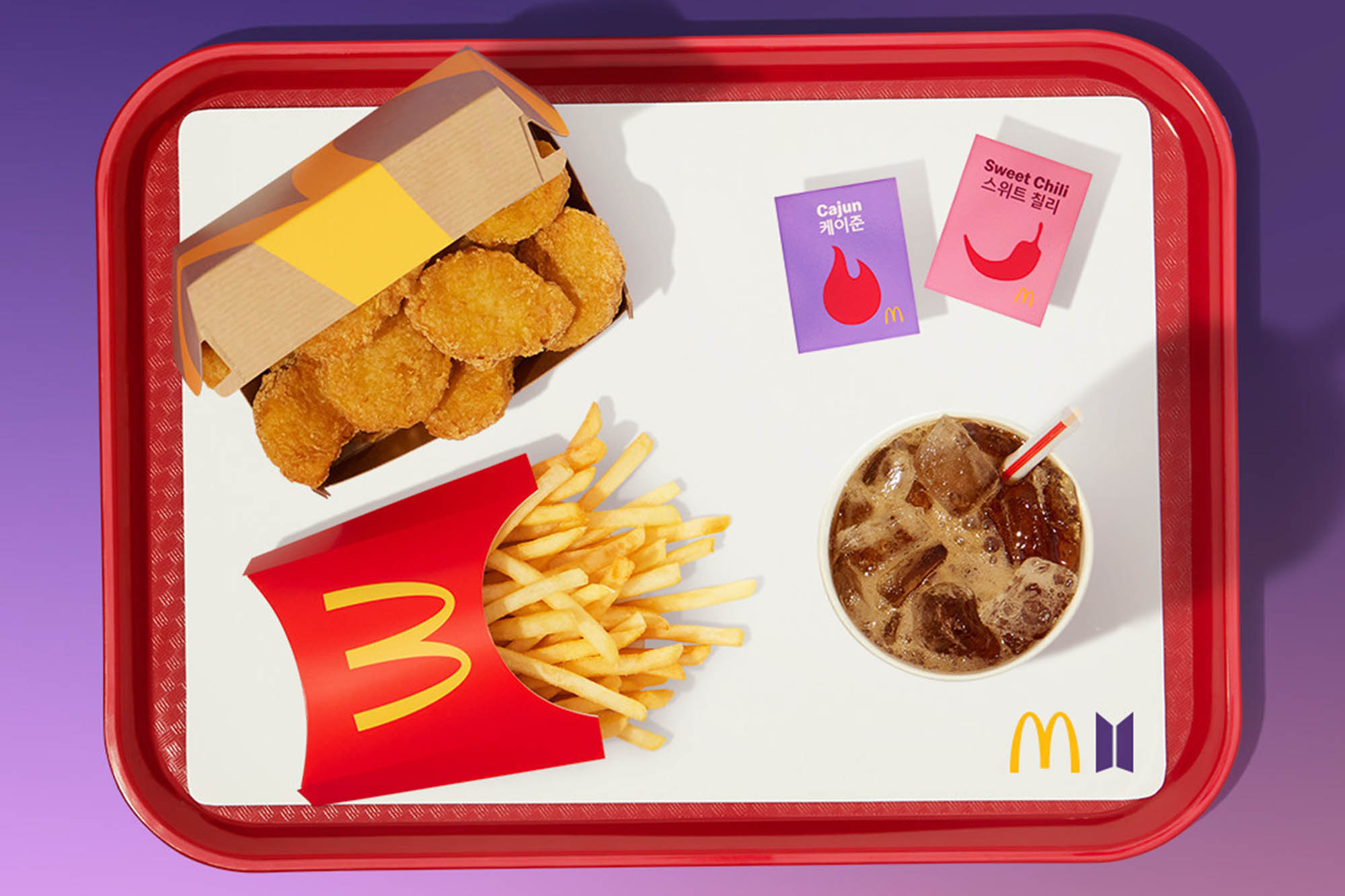 Here's what the BTS McDonald's meal comes with