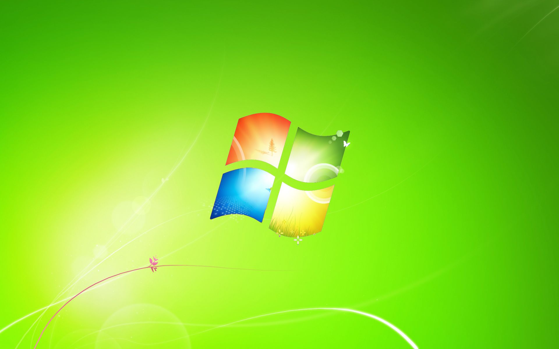Windows 7 Green Wallpaper