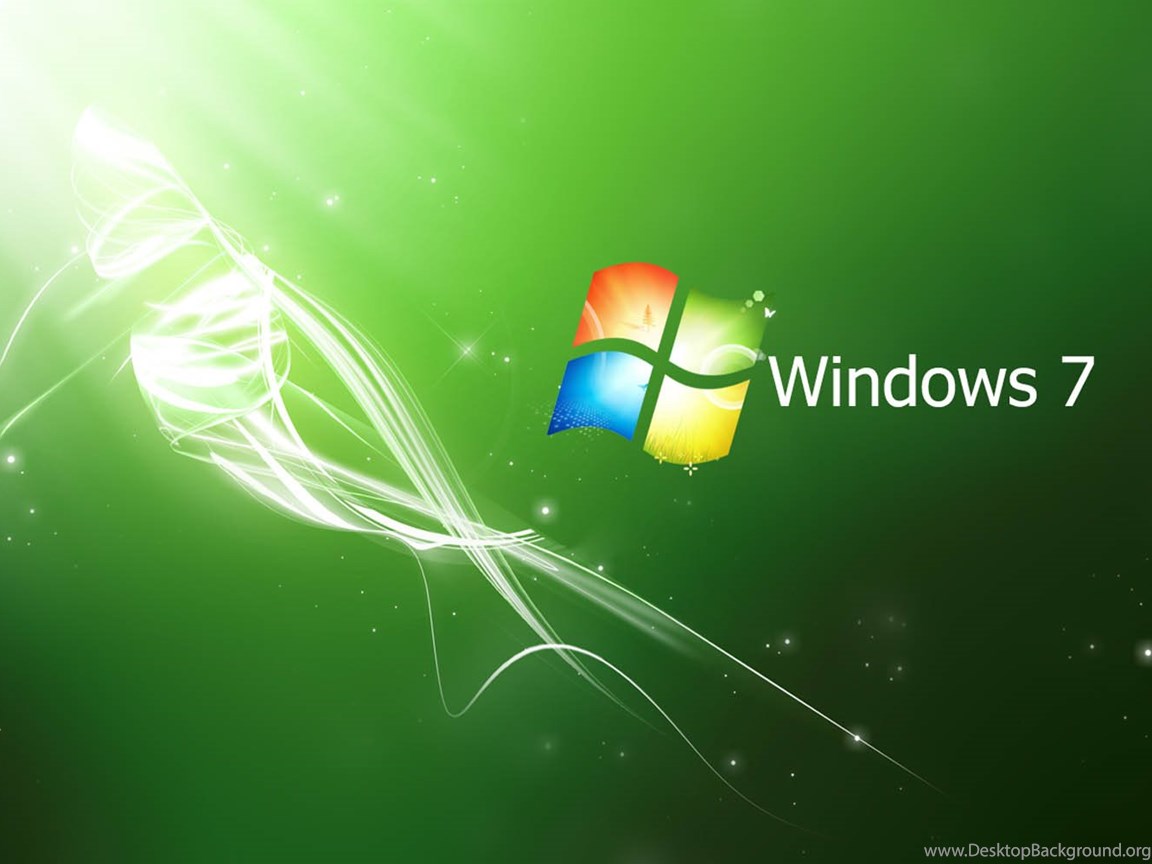 Wallpaper: Green Windows 7 Wallpaper Desktop Background