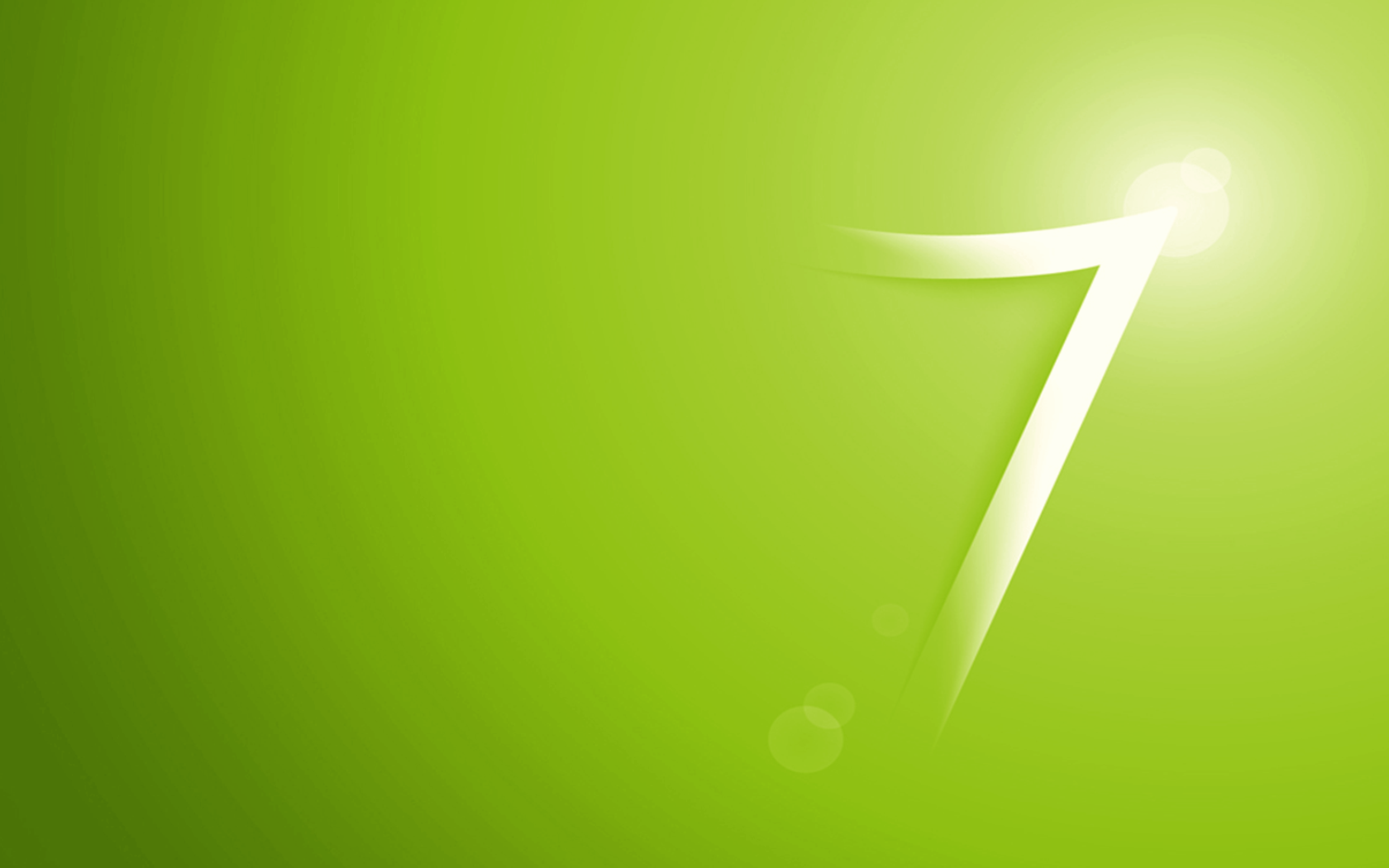Windows 7 Green « Awesome Wallpaper