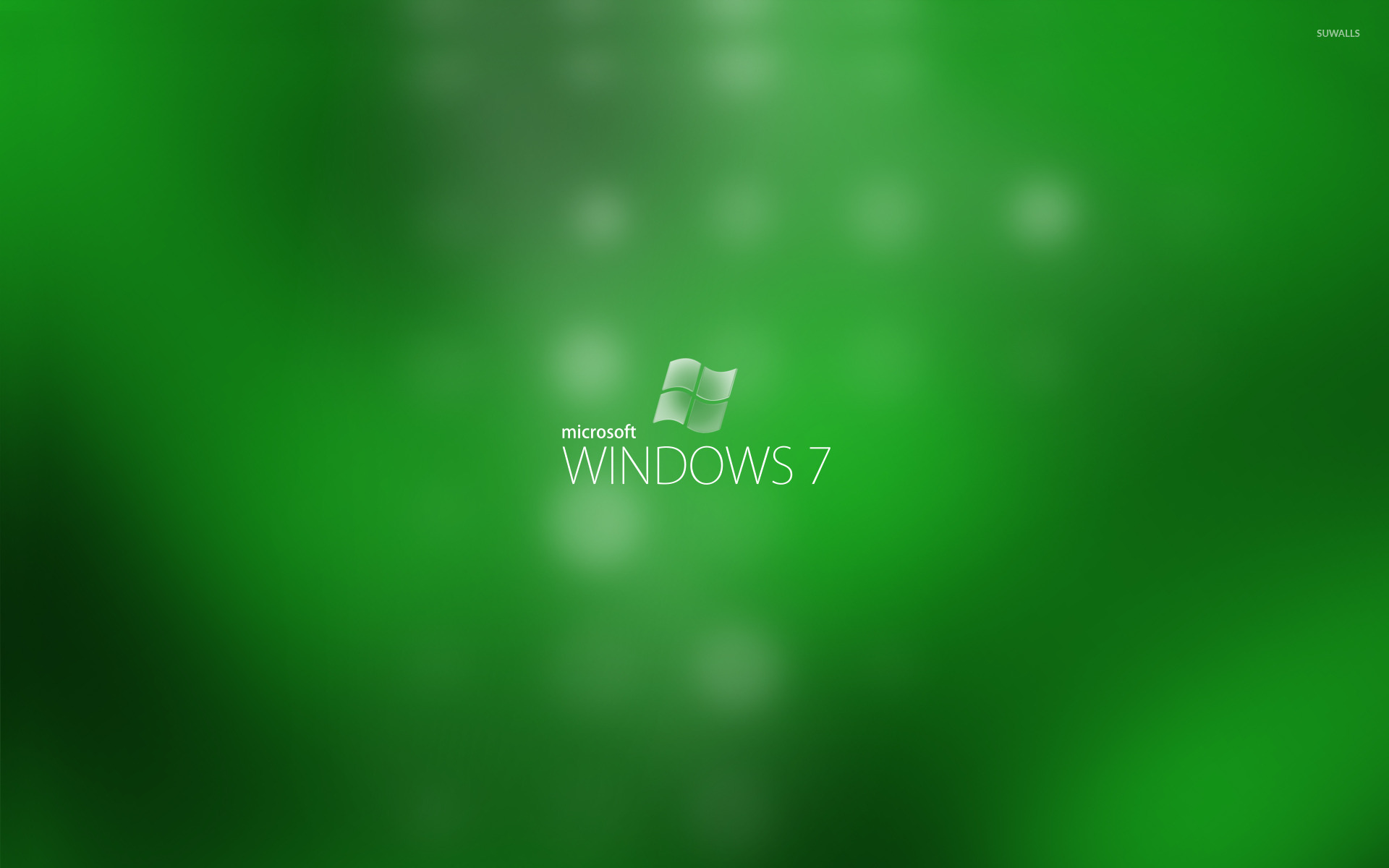 Green Microsoft Windows 7 wallpaper wallpaper