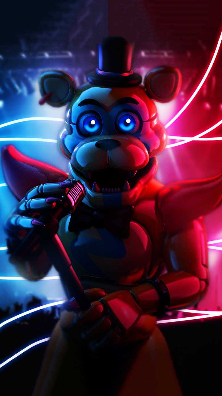 SFM FNAF] Security Breach Glamrock Freddy Poster by ClamityArts