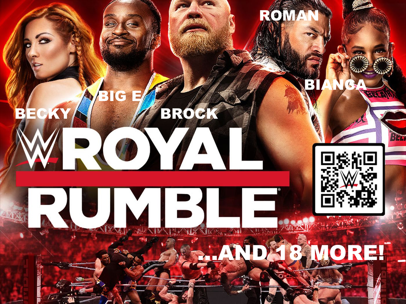 Due to talent releases, upcoming WWE Royal Rumble match to feature only 23 entrants