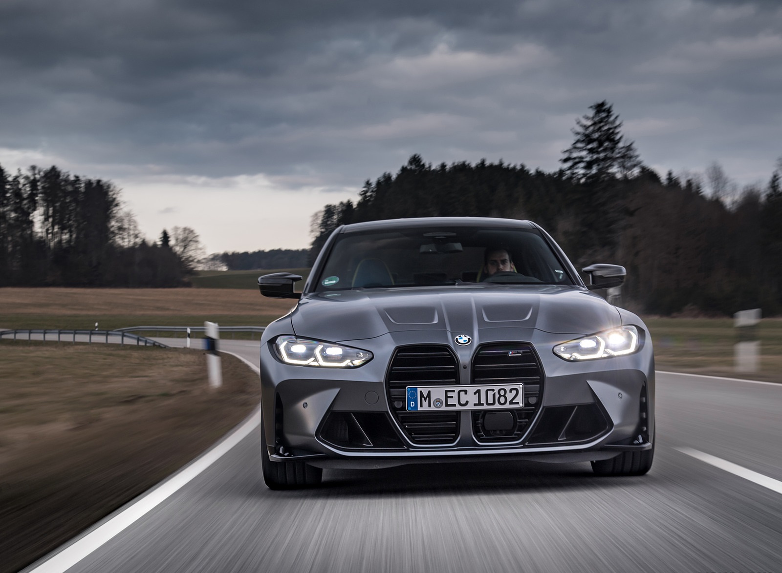 2022 BMW M3 Competition M xDrive Front Wallpaper