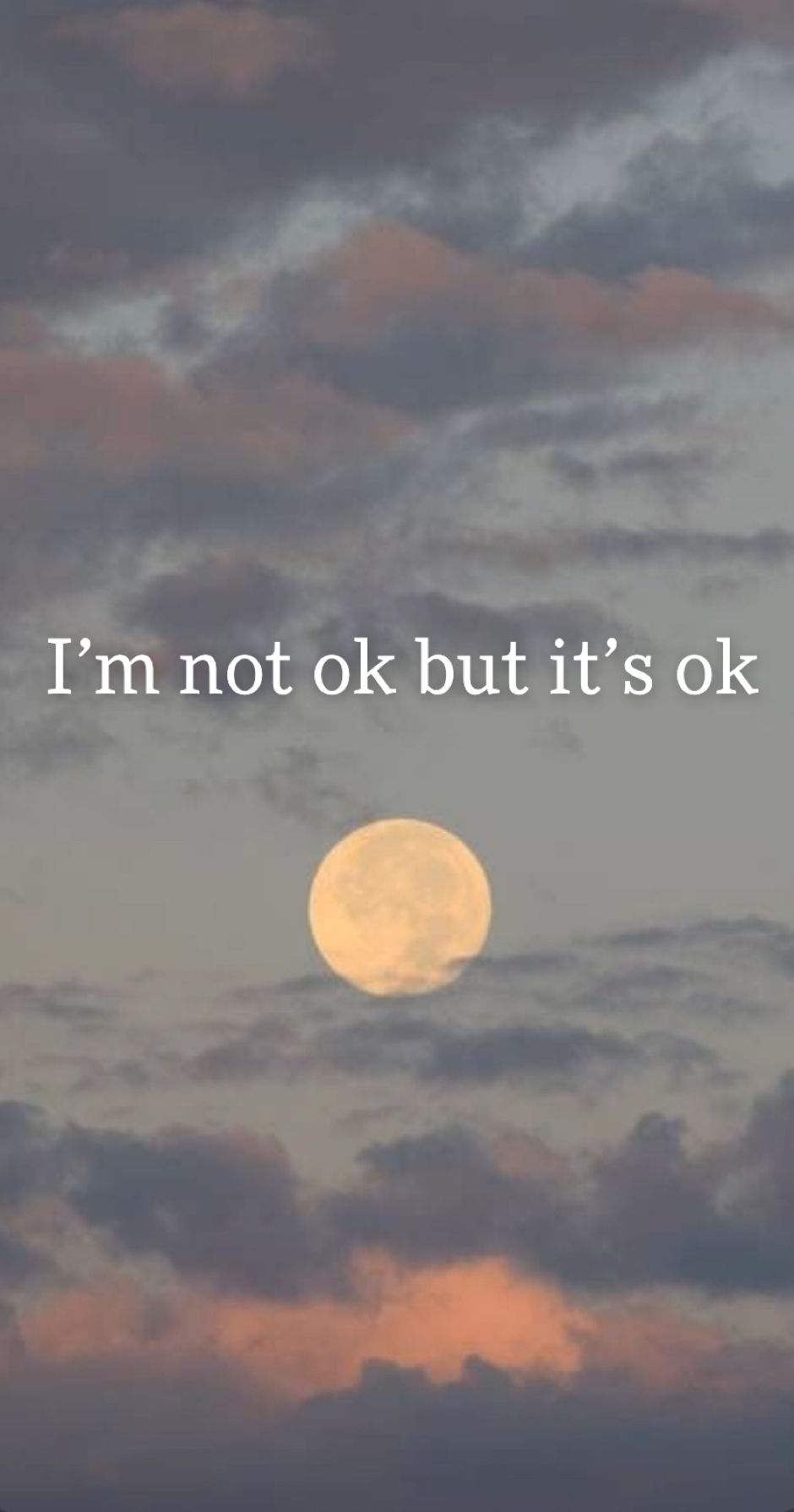 I'm not ok but it's ok. Positive quotes, Funny quotes, Memes quotes