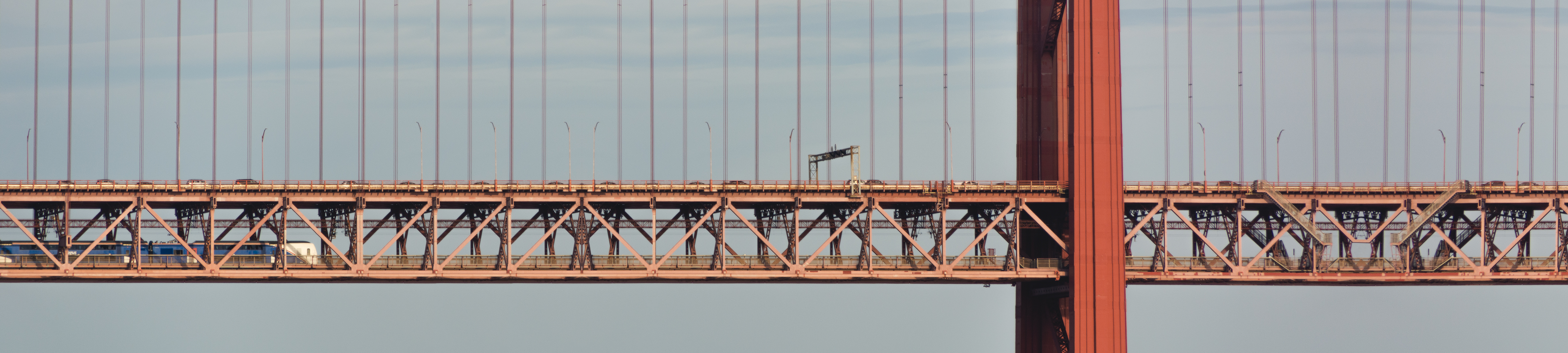 OC] [6400 x 1440] Picture of the Lisbon bridge I took last spring