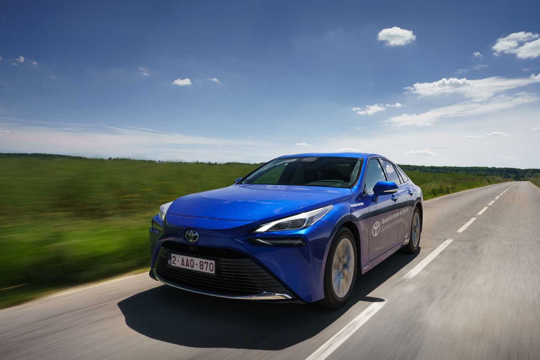 Toyota Mirai sets world record for distance traveled on hydrogen