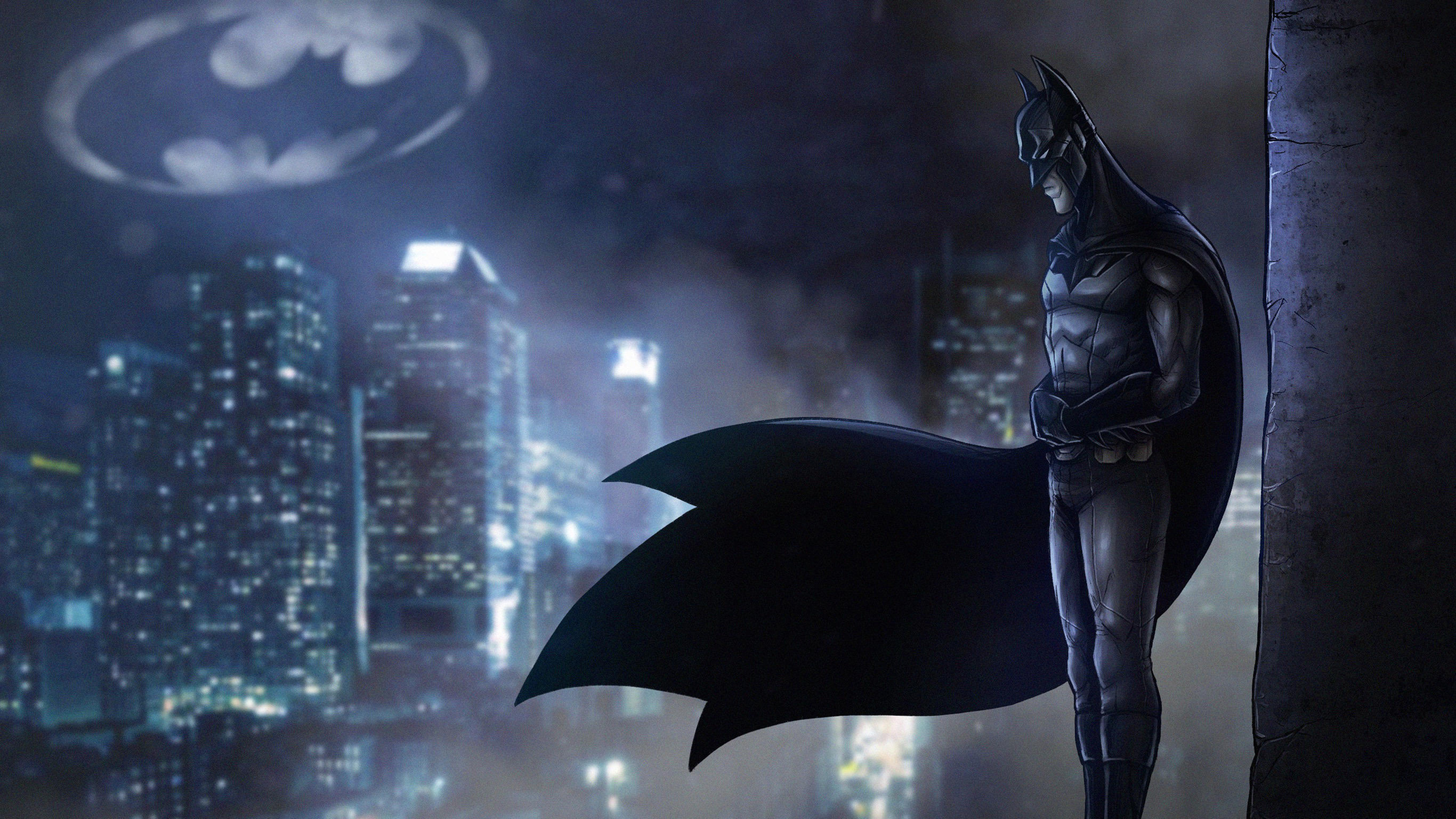 Batman Light Up Your Night 4k HD 4k Wallpaper, Image, Background, Photo and Picture