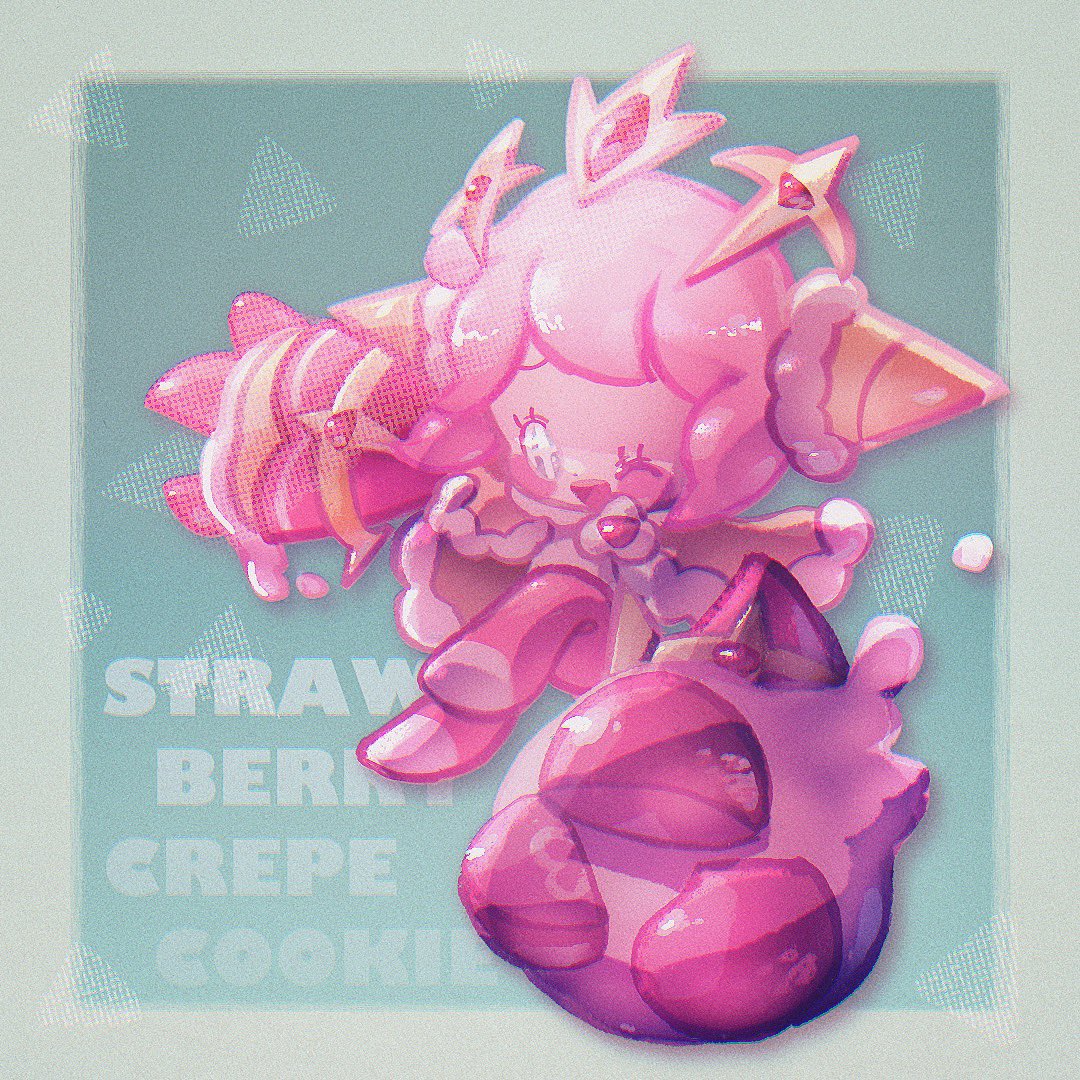 Strawberry Crepe Cookie Run: Kingdom Anime Image Board