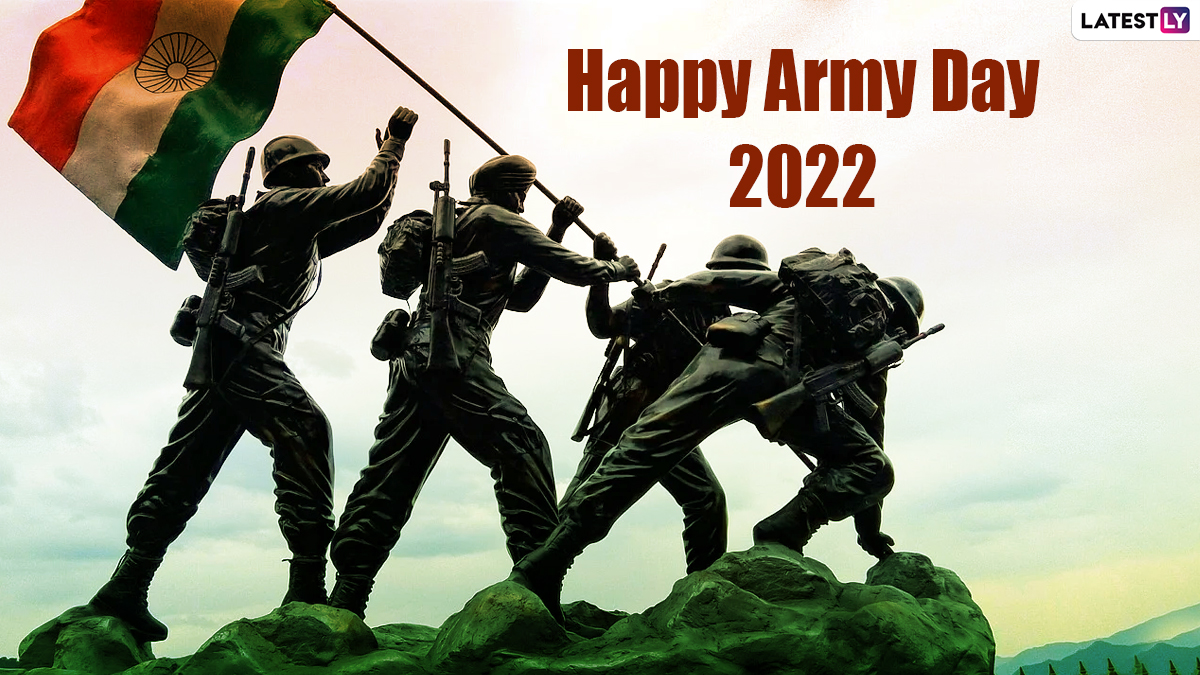 Army Day 2022 Image & Sena Diwas HD Wallpaper for Free Download Online: Wish Happy Indian Army Day With WhatsApp Stickers, Messages, Quotes and Greetings