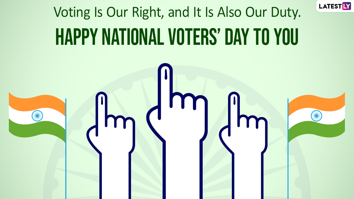 National Voters' Day 2022 Messages: WhatsApp Greetings, Quotes on Voting Rights, Wallpaper and Wishes for the Day