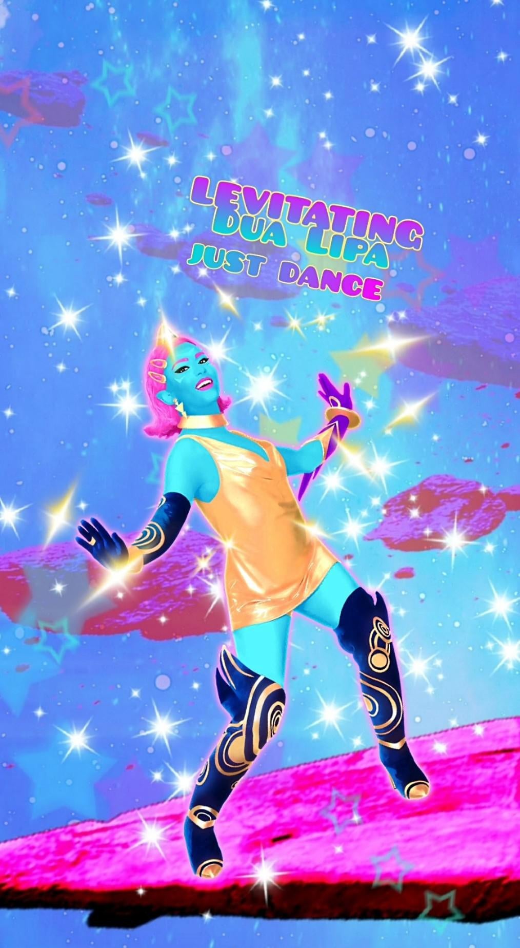 I'm So Happy About How This Phone Wallpaper Came Out, I'm LEVITATING haha! I made This Phone Wallpaper Inspired By The Song Levitating by Dua Lipa On JUST DANCE 2022!