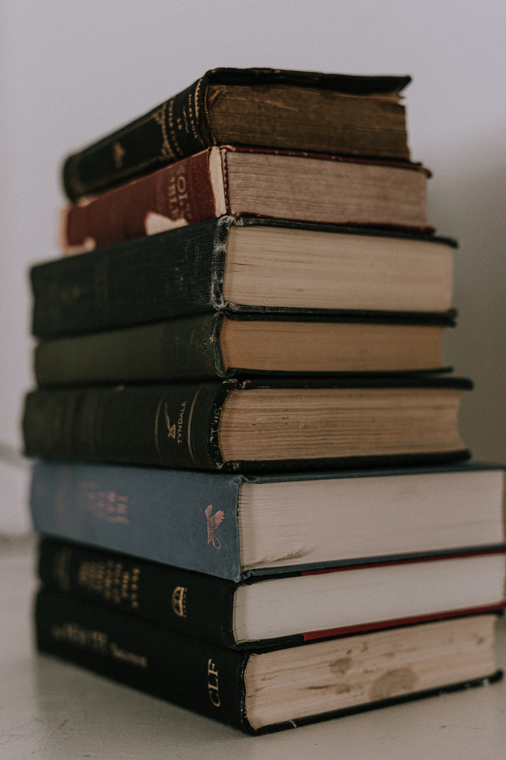 Stacked Books Picture. Download Free Image
