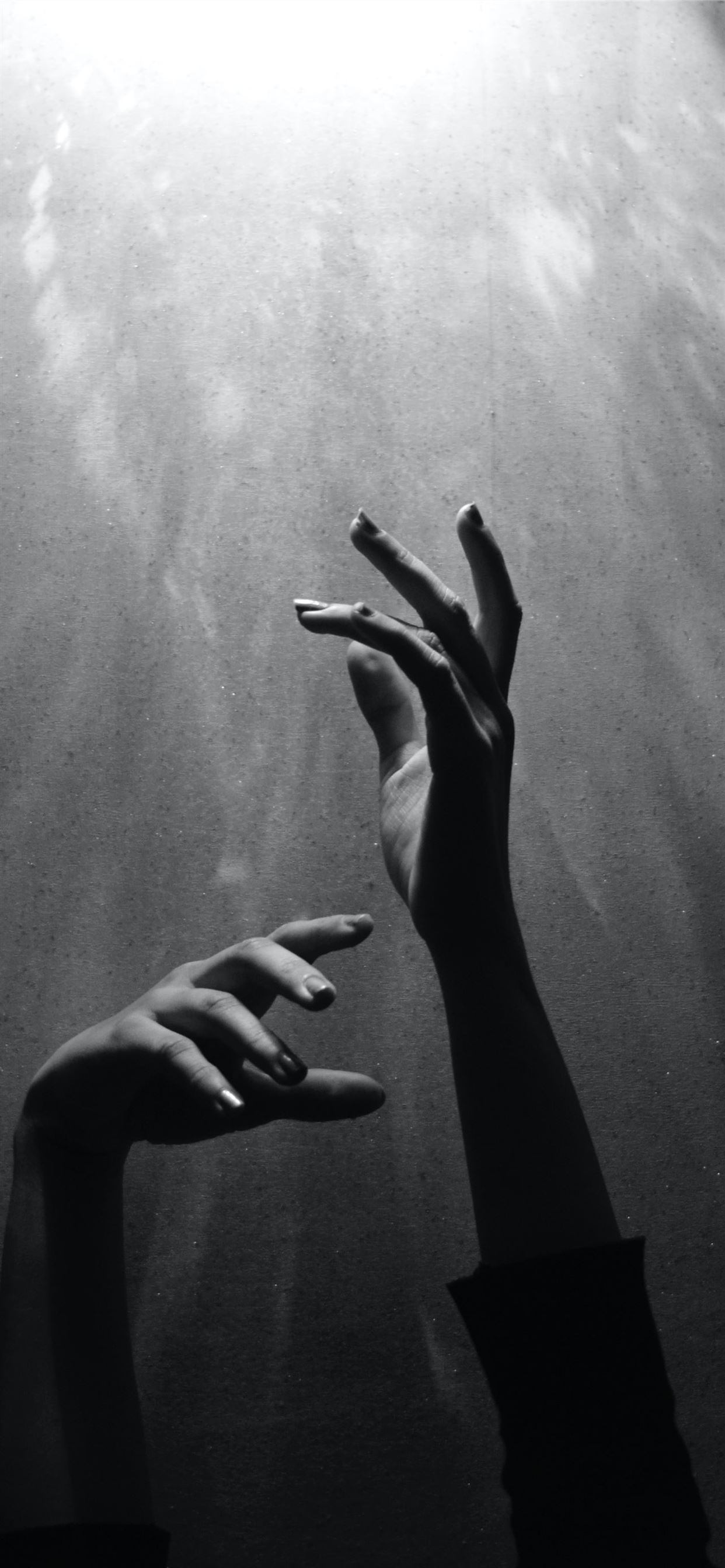 person raising both hands iPhone 11 Wallpaper Free Download