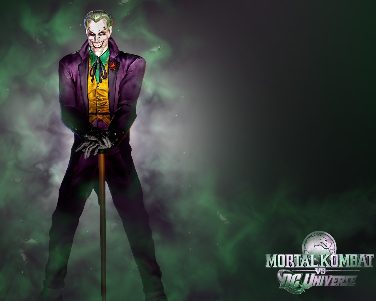 dc comics the joker mortal kombat mortal kombat logo 1280x1024 wallpaper